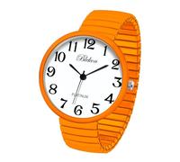 Blekon Collections - Orologio da polso alla moda, con cinturino elastico e movimento giapponese PC21J Grande faccia Medium Sugarpine Air Mesh - Donna