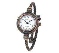 Blekon Collezioni Orologio da polso da donna con display analogico rotondo numeri arabi 23 mm cassa del cavo orologio da polso elegante da donna, Rame, casual, classico, elegante, donna, unico