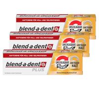 3 x 40 g blend-a-dent PLUS crema adesiva premium - insapore - Duokraft