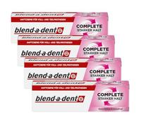 Blend a Dent Complete - 4 creme adesive neutre per protesi complete e parziali, 47 g