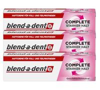 Blend-a-dent Complete - Crema adesiva neutra per protesi complete, 47 g, confezione da 3