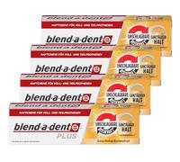 Blend-a-dent Plus Bester - Crema adesiva Premium, 4 x 40 g