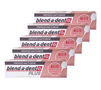 Blend a Dent Plus Premium - 5 creme adesive anti-graffio, 40 g, per protesi complete e parziali