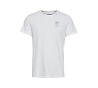 Blend BHCamillo Maglietta da uomo a maniche corte con stampa e scollo rotondo in 100% cotone, bianco brillante (110601)., XL