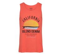 Blend Cali - Canottiera sportiva da uomo Muscle con stampa, Coral Sea Red (73828), XL