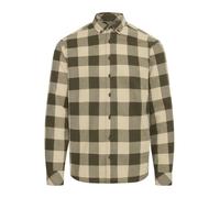 BLEND Camicia 'BHBUSTER' crema / verde scuro Uomo BLEND XL crema / verde scuro