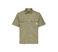 BLEND Camicia ' BHMatz Overshirt ' verde / oliva Uomo BLEND L