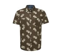 BLEND Camicia cachi / bianco Uomo BLEND L cachi / bianco