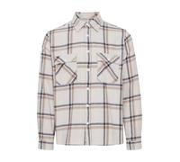 BLEND Camicia crema / marrone chiaro / nero / bianco Uomo BLEND XL crema / marrone chiaro / nero / bianco