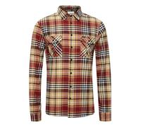 BLEND Camicia giallo / rosso / nero / bianco Uomo BLEND L giallo / rosso / nero / bianco