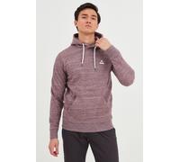 BLEND Felpa 'Henner' grigio / rosso, Taglia XL
