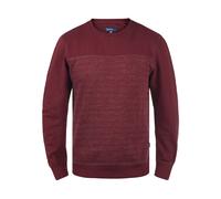 BLEND Felpa 'Tok' blu / bordeaux / bianco Uomo BLEND XXL
