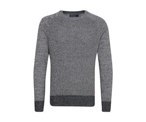 BLEND Gandolf Maglione Pullover Maglieria da Uomo con Girocollo in Cotone 100%, Taglia:M, Colore:Black (70155)