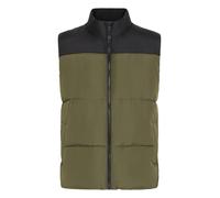BLEND Gilet 'BHElwin' verde scuro / nero Uomo BLEND S verde scuro / nero