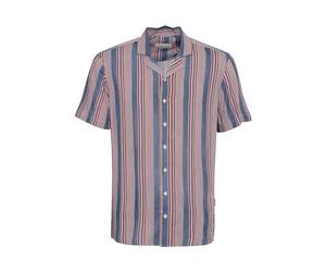 Blend He BHShirt Camicia da uomo a maniche corte con collo a risvolto, 100% viscosa, slim fit, Blu Cashmere (144115), M