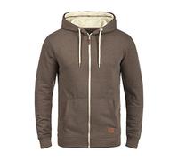 BLEND Hulker - Felpa con Zip da Uomo, Taglia:L, Colore:Mocca Mix (70816)