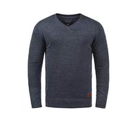 BLEND Lasse Maglione Pullover Maglieria da Uomo con Collo A V, Taglia:XL, Colore:Ensign Blue (70260)