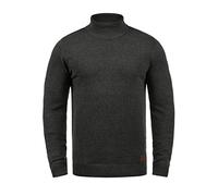 BLEND Latif Maglione col Collo Alto Pullover in Maglia Dolcevita da Uomo con Collo Alto, Taglia:M, Colore:Charcoal (70818)