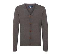 BLEND Lennard Cardigan Maglione Maglia con Bottoni da Uomo con Collo A V, Taglia:XL, Colore:Pewter Mix (70817)