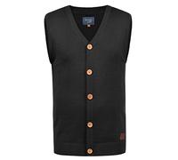 BLEND Lennardo Pull Senza Maniche Cardigan Gilè da Uomo con Collo A V, Taglia:M, Colore:Black (70155)