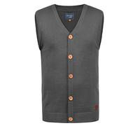 BLEND Lennardo Pull Senza Maniche Cardigan Gilè da Uomo con Collo A V, Taglia:XXL, Colore:Pewter Mix (70817)