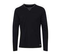 BLEND Leonas Maglia Maglie A Maniche Lunghe da Uomo con Girocollo, Taglia:L, Colore:Black (70155)