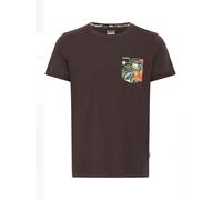 BLEND Florens Magliette T-Shirt A Maniche Corte con Stampa da Uomo con Girocollo Taschino, Taglia:L, Colore:Phantom Grey (70010)