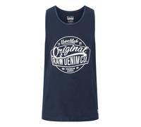 BLEND Maglietta 'WALEX' marino / bianco Uomo - Abbigliamento - Taglie comode - Maglie e T-shirt BLEND M