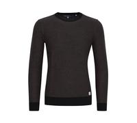 BLEND Nathan Maglione Pullover Maglieria da Uomo con Girocollo in Cotone 100%, Taglia:S, Colore:Black (70155)