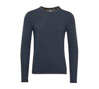 BLEND Odin Maglione Pullover Maglieria da Uomo con Girocollo in Cotone 100%, Taglia:L, Colore:Mood Indigo (74648)