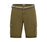 Blend Brian - Bermuda cargo da uomo con cintura, vestibilità regolare, Martini Olive (77238), S