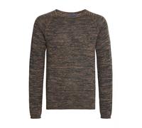 BLEND Pullover 'Dan' blu scuro / marrone Uomo BLEND L blu scuro / marrone