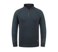BLEND Pullover 'Ganbolf' blu scuro / marrone / grigio argento Uomo BLEND XXL blu scuro / marrone / grigio argento
