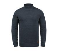BLEND Pullover 'Latif' blu scuro / marrone Uomo BLEND S blu scuro / marrone