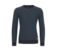 BLEND Pullover 'Nathan' blu scuro / offwhite Uomo BLEND XL blu scuro / offwhite
