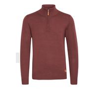 BLEND Pullover 'Robin' marrone / grigio argento / bordeaux Uomo BLEND M marrone / grigio argento / bordeaux