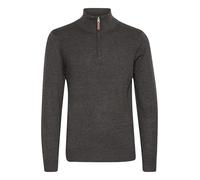 BLEND Robin Maglione Pullover Troyer da Uomo con Collo Alto Stampa, Taglia:XXL, Colore:Charcoal (70818)