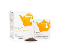 Blend Tea | Tè Nero di Ceylon Earl Grey | Tè Nero Olio al Bergamotto | Earl Grey 15 Piramidi di Tè (30 Gr)