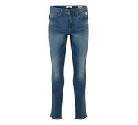 BLEND Jeans 'Twister' blu denim / marrone chiaro, Taglia 32 Lunghezza 34