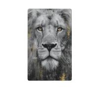 Blended Lion Street Building Single Toggle Blank Wall Plate Light Switch Cover Decorativo 1 Gang per Cucina Camera Bagno Dimensioni 11,4 x 7 cm