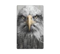 Blended Majestic Eagle Street Building Single Toggle Blank Wall Plate Light Switch Cover Decorativo 1 Gang per Cucina Camera Bagno Dimensioni 11,4 x 7 cm