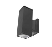 blendend Applique da parete a due vie nero GU10, senza sorgente luminosa, ideale per illuminare spazi interni e creare ambienti accoglienti.