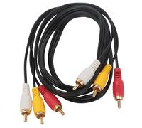 Blendend Cavo audio per connettori 3RCA a jack 3RCA, 1,5 m, nero