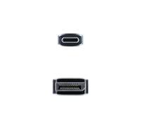 Blendend Cavo convertitore da USB-C maschio a DisplayPort maschio, colore nero, lunghezza 1,8 metri. Ideale per collegare dispositivi con uscita USB-C a schermi con ingresso DisplayPort.