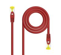 Blendend Cavo di rete Cat.6A S/FTP AWG26, 1,0 m, rosso LSZH, ideale per connessioni veloci e sicure in ambienti esigenti.