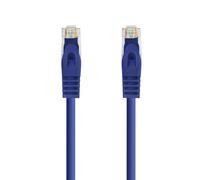Blendend Cavo di rete Cat.6A UTP AWG24 LSZH blu 3,0 m, resistente al fuoco, ideale per connessioni veloci e sicure nelle reti dati.