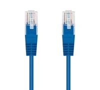 Blendend Cavo di rete tipo cat.6 UTP, calibro AWG24, blu, lunghezza 1,0 m. Ideale per connessioni di rete efficienti e stabili.