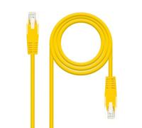 Blendend Cavo di rete tipo cat.6 UTP, calibro AWG24, giallo, lunghezza 25 cm. Ideale per connessioni su reti locali.