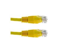 Blendend Cavo di rete UTP Cat.5e UTP AWG24 giallo 2 m, ideale per il collegamento di dispositivi nelle reti locali e trasmissione dati.