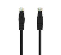 Blendend Cavo di rete UTP Cat.6A, AWG24, LSZH, 1,0 m, colore: nero, ideale per connessioni ad alta velocità in ambienti sicuri.